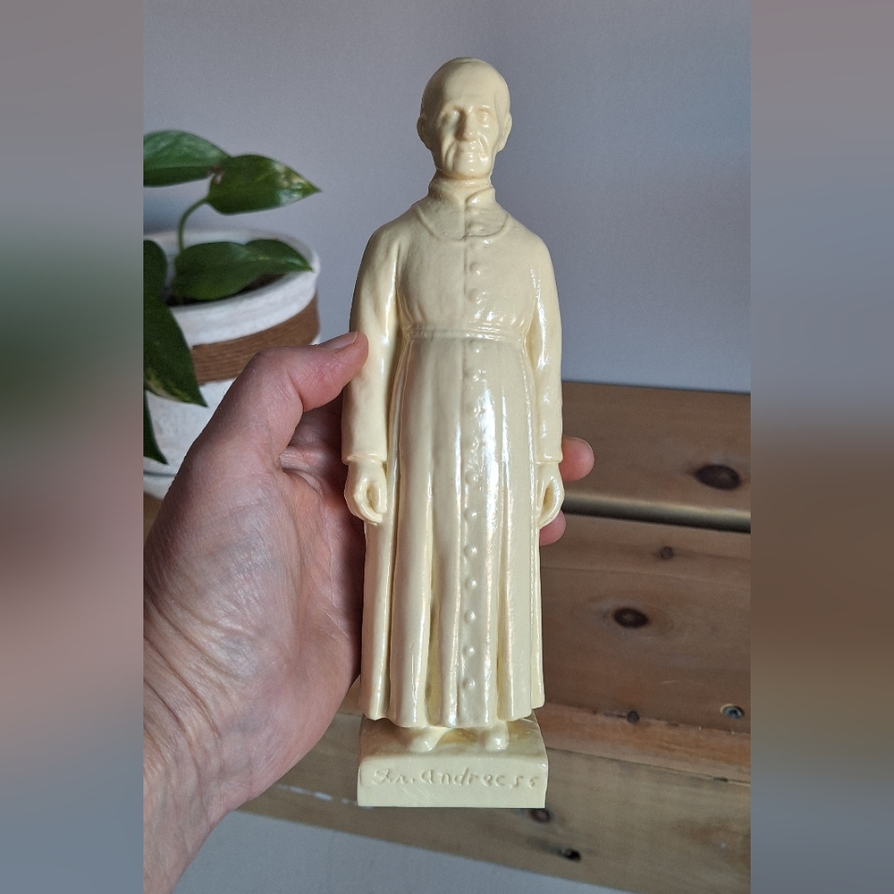 Brother André molded resin statuette